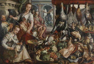 La cucina ben fornita da Joachim Beuckelaer